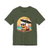 Unisex Jersey Short Sleeve Tee with Adorable Capybara Design – Soft and Stylish T-Shirt