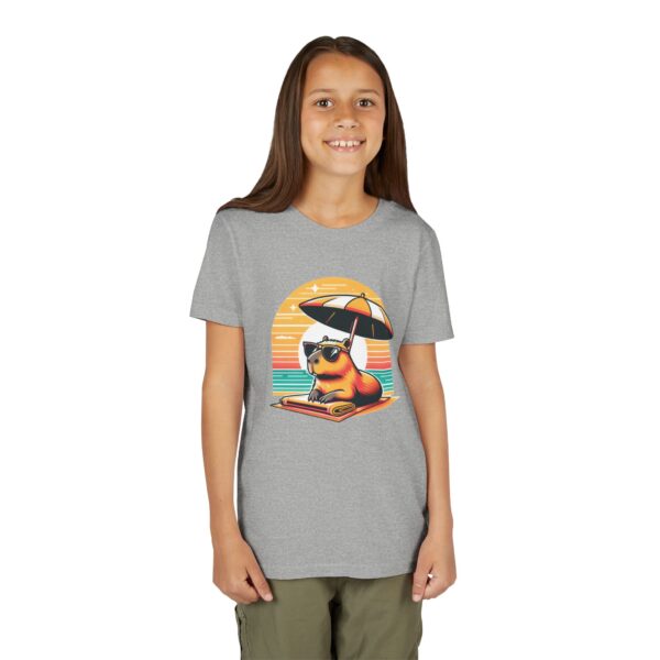 Youth Short Sleeve Tee with Cute Capybara Design – Soft, Fun, and Perfect for Everyday Wear