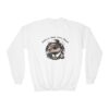 Youth Crewneck Sweatshirt with Adorable Capybara Design – Cozy and Fun for Everyday Wear