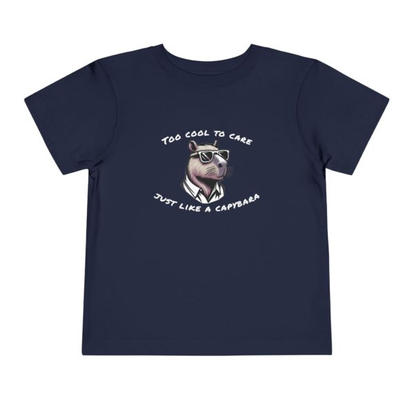 Toddler Short Sleeve Tee with Adorable Capybara Design – Soft, Fun, and Perfect for Everyday Play