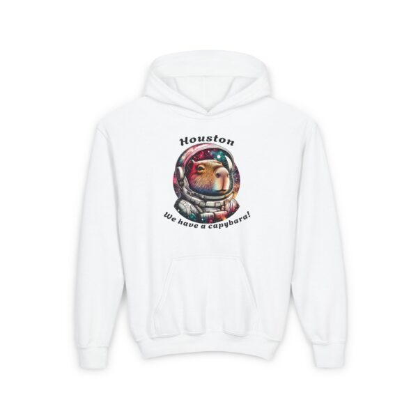 Youth Heavy Blend Hooded Sweatshirt with Cute Capybara Design – Warm, Cozy, and Perfect for Kids
