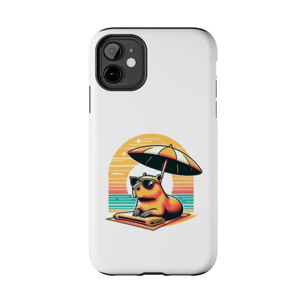 Tough Phone Case with Capybara Design – Durable Protection with Adorable Style