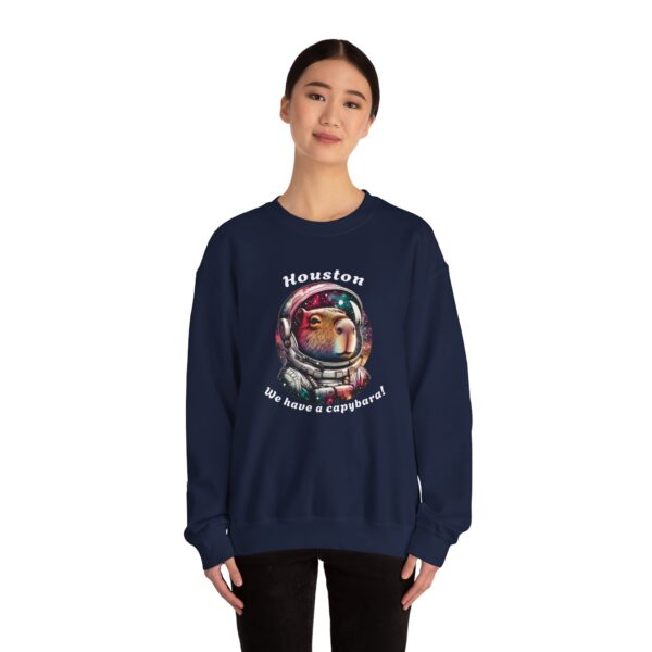 Unisex Heavy Blend™ Crewneck Sweatshirt with Cute Capybara Design – Embrace Comfort Every Day