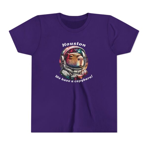Youth Short Sleeve Tee with Cute Capybara Design – Soft, Fun, and Perfect for Everyday Wear
