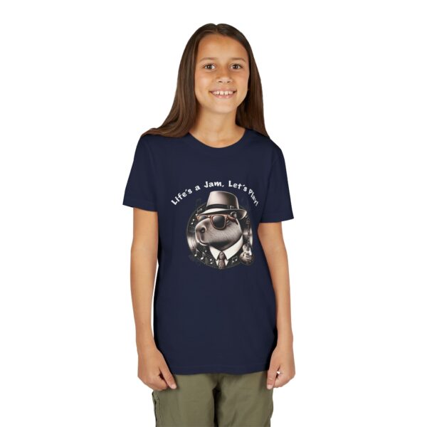 Youth Short Sleeve Tee with Cute Capybara Design – Soft, Fun, and Perfect for Everyday Wear