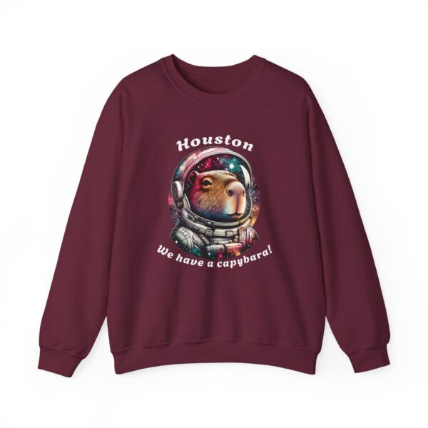Unisex Heavy Blend™ Crewneck Sweatshirt with Cute Capybara Design – Embrace Comfort Every Day