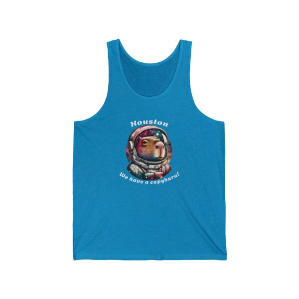 Unisex Jersey Tank Top with Cute Capybara Design – Perfect for Summer Style