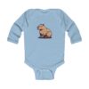 Infant Long Sleeve Bodysuit with Cute Capybara Design – Soft, Cozy, and Perfect for Baby’s Everyday Comfort