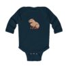 Infant Long Sleeve Bodysuit with Cute Capybara Design – Soft, Cozy, and Perfect for Baby’s Everyday Comfort