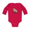 Infant Long Sleeve Bodysuit with Cute Capybara Design – Soft, Cozy, and Perfect for Baby’s Everyday Comfort