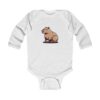Infant Long Sleeve Bodysuit with Cute Capybara Design – Soft, Cozy, and Perfect for Baby’s Everyday Comfort