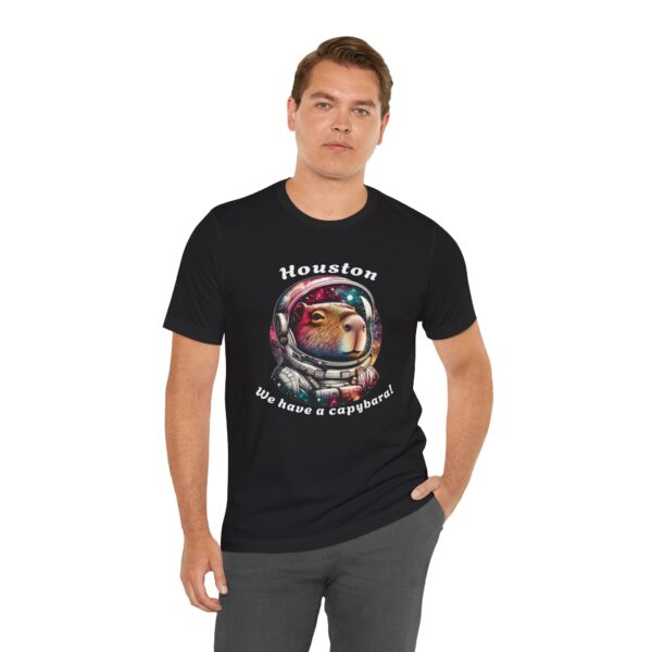 Unisex Jersey Short Sleeve Tee with Adorable Capybara Design – Soft and Stylish T-Shirt