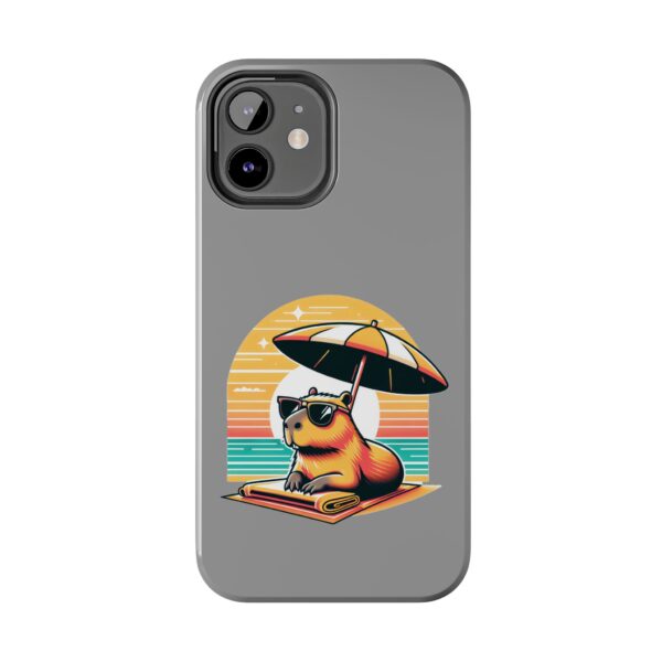 Tough Phone Case with Capybara Design – Durable Protection with Adorable Style