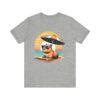 Unisex Jersey Short Sleeve Tee with Adorable Capybara Design – Soft and Stylish T-Shirt