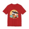 Unisex Jersey Short Sleeve Tee with Adorable Capybara Design – Soft and Stylish T-Shirt