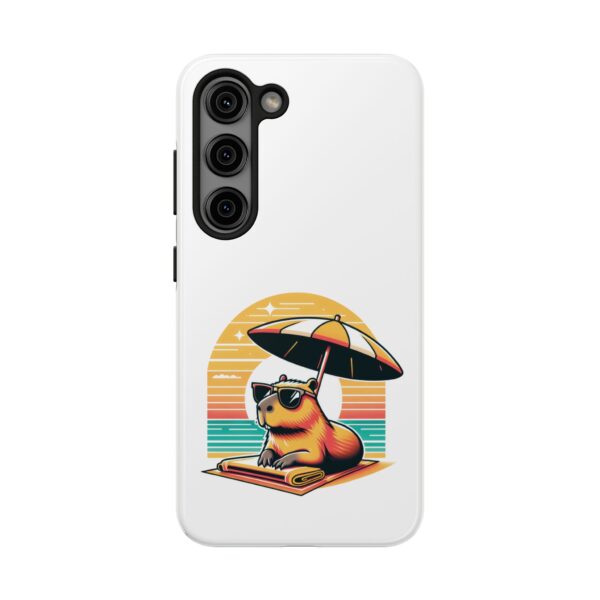 Tough Phone Case with Capybara Design – Durable Protection with Adorable Style