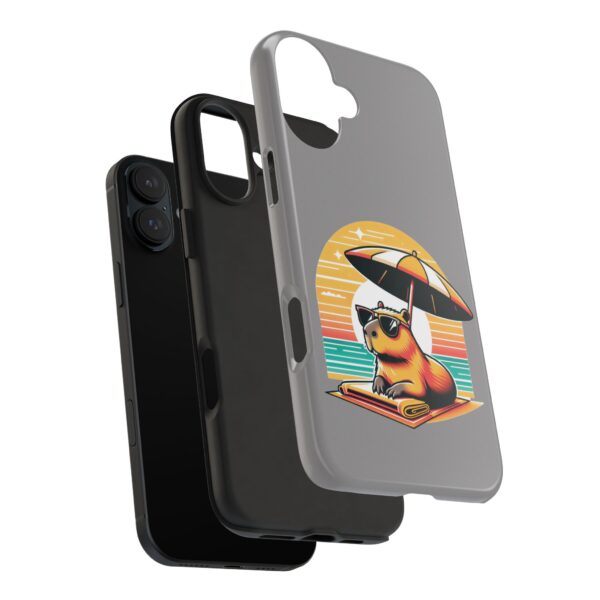Tough Phone Case with Capybara Design – Durable Protection with Adorable Style