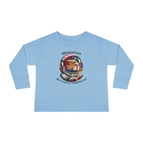 Toddler Long Sleeve Tee with Adorable Capybara Design – Soft, Warm, and Fun for Everyday Wear