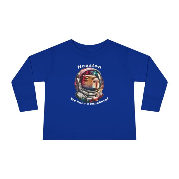 Toddler Long Sleeve Tee with Adorable Capybara Design – Soft, Warm, and Fun for Everyday Wear