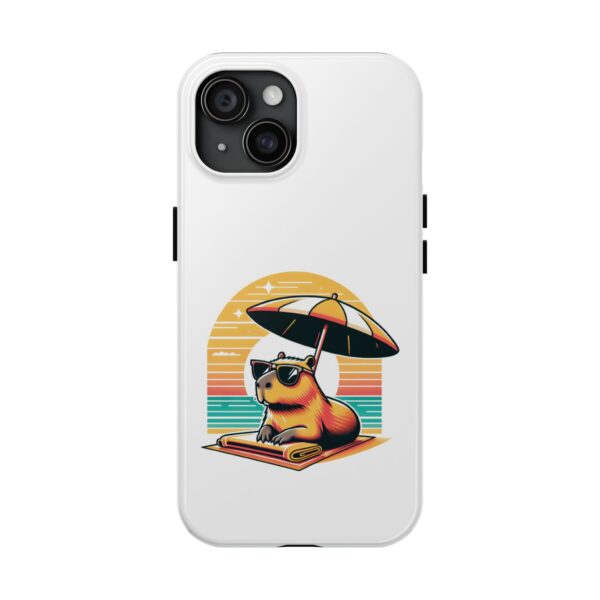 Tough Phone Case with Capybara Design – Durable Protection with Adorable Style