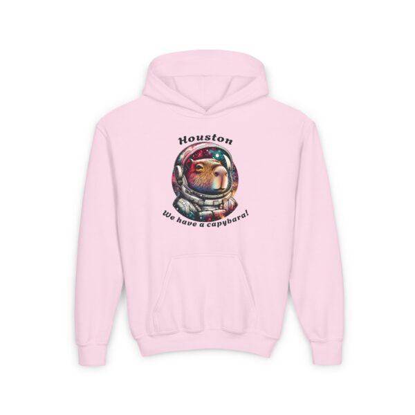 Youth Heavy Blend Hooded Sweatshirt with Cute Capybara Design – Warm, Cozy, and Perfect for Kids