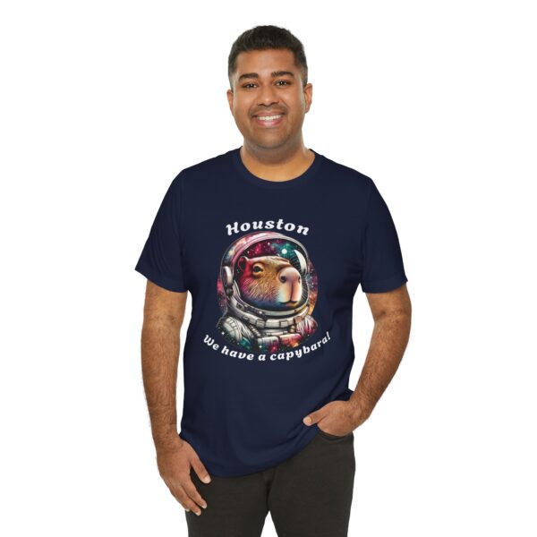 Unisex Jersey Short Sleeve Tee with Adorable Capybara Design – Soft and Stylish T-Shirt