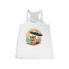 Womens Flowy Racerback Tank with Adorable Capybara Design – Lightweight, Stylish, and Fun for Summer