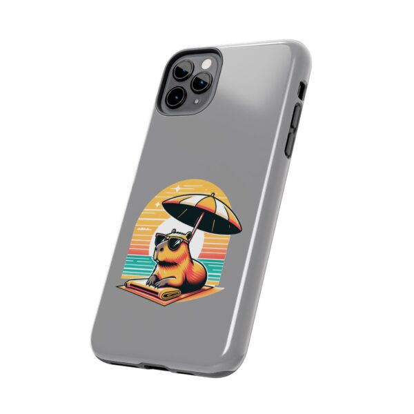 Tough Phone Case with Capybara Design – Durable Protection with Adorable Style