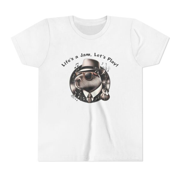 Youth Short Sleeve Tee with Cute Capybara Design – Soft, Fun, and Perfect for Everyday Wear