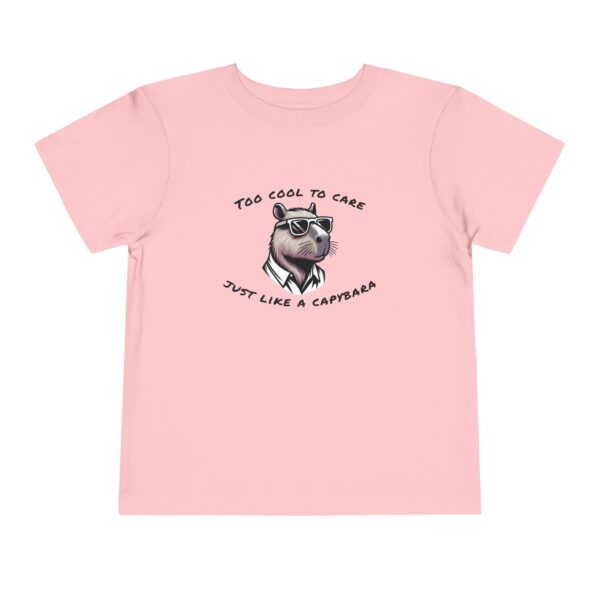 Toddler Short Sleeve Tee with Adorable Capybara Design – Soft, Fun, and Perfect for Everyday Play