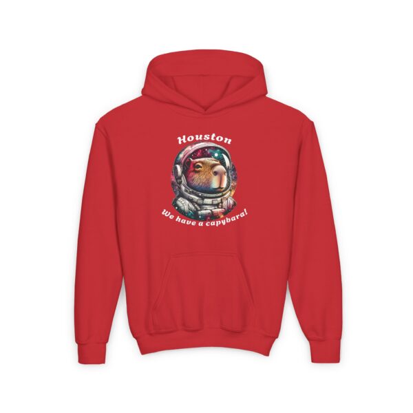 Youth Heavy Blend Hooded Sweatshirt with Cute Capybara Design – Warm, Cozy, and Perfect for Kids