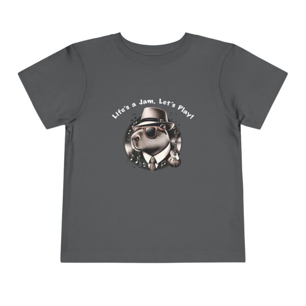 Toddler Short Sleeve Tee with Adorable Capybara Design – Soft, Fun, and Perfect for Everyday Play