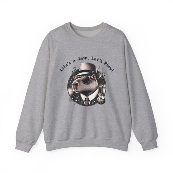 Unisex Heavy Blend™ Crewneck Sweatshirt with Cute Capybara Design – Embrace Comfort Every Day