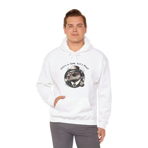 Unisex Heavy Blend™ Hooded Sweatshirt with Cute Capybara Design – Warm and Stylish Hoodie