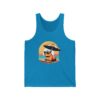 Unisex Jersey Tank Top with Cute Capybara Design – Perfect for Summer Style