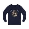 Unisex Jersey Long Sleeve Tee with Unique Capybara Design – Comfortable and Stylish Top
