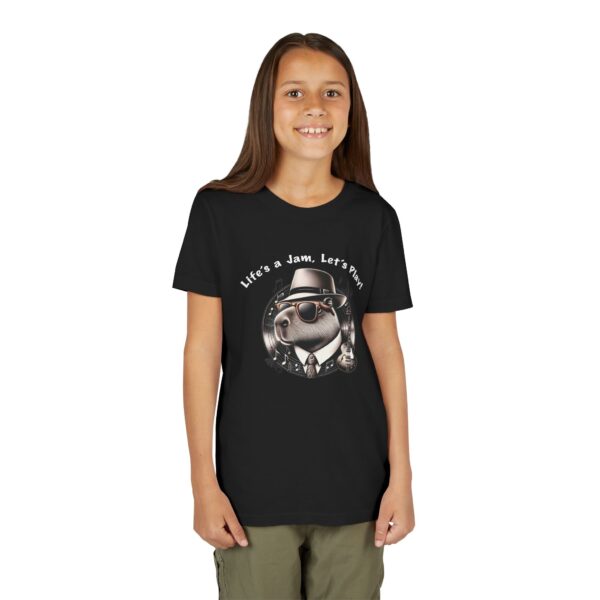Youth Short Sleeve Tee with Cute Capybara Design – Soft, Fun, and Perfect for Everyday Wear