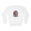 Youth Crewneck Sweatshirt with Adorable Capybara Design – Cozy and Fun for Everyday Wear