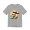 Unisex Jersey Short Sleeve Tee with Adorable Capybara Design – Soft and Stylish T-Shirt