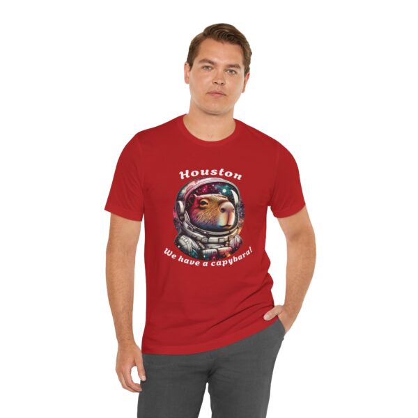 Unisex Jersey Short Sleeve Tee with Adorable Capybara Design – Soft and Stylish T-Shirt