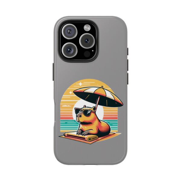 Tough Phone Case with Capybara Design – Durable Protection with Adorable Style