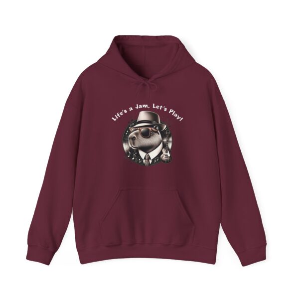 Unisex Heavy Blend™ Hooded Sweatshirt with Cute Capybara Design – Warm and Stylish Hoodie