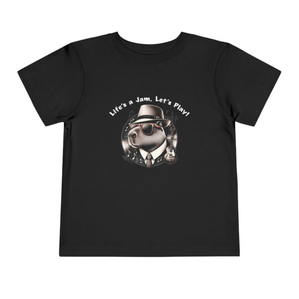 Toddler Short Sleeve Tee with Adorable Capybara Design – Soft, Fun, and Perfect for Everyday Play