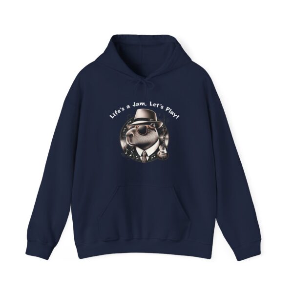 Unisex Heavy Blend™ Hooded Sweatshirt with Cute Capybara Design – Warm and Stylish Hoodie