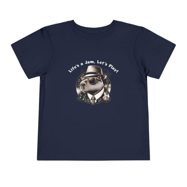 Toddler Short Sleeve Tee with Adorable Capybara Design – Soft, Fun, and Perfect for Everyday Play