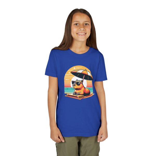 Youth Short Sleeve Tee with Cute Capybara Design – Soft, Fun, and Perfect for Everyday Wear