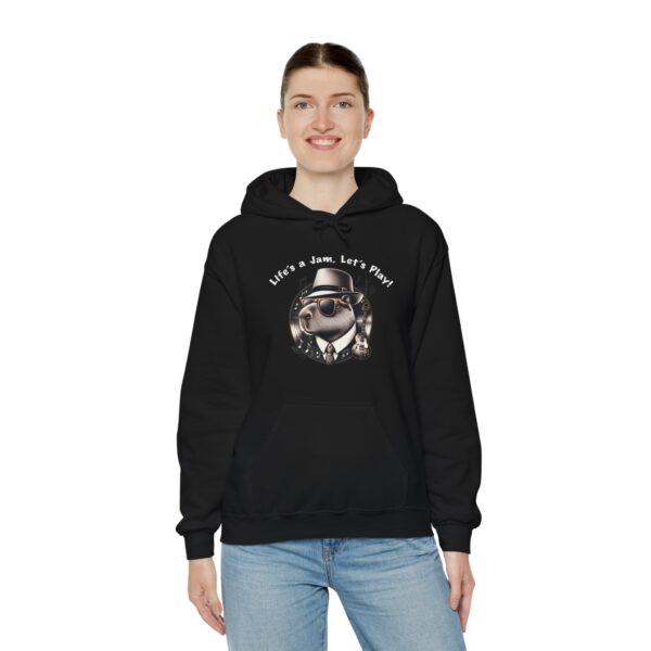 Unisex Heavy Blend™ Hooded Sweatshirt with Cute Capybara Design – Warm and Stylish Hoodie