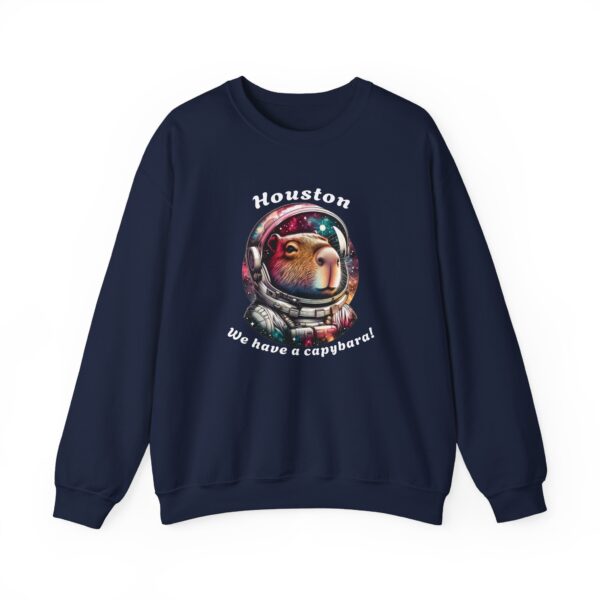Unisex Heavy Blend™ Crewneck Sweatshirt with Cute Capybara Design – Embrace Comfort Every Day