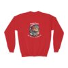 Youth Crewneck Sweatshirt with Adorable Capybara Design – Cozy and Fun for Everyday Wear