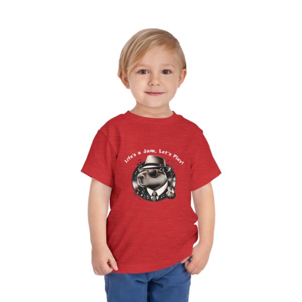 Toddler Short Sleeve Tee with Adorable Capybara Design – Soft, Fun, and Perfect for Everyday Play